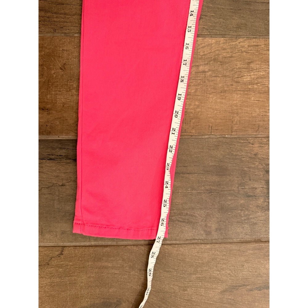 Draper James RSVP Hot Pink Skinny Pants High Rise Stretch Size 6 - Picture 6 of 8
